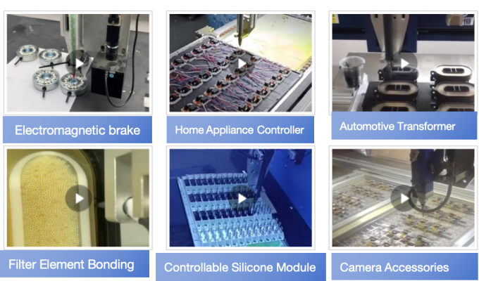 고 정밀 CCD 지능형 AB 부품 자동 시각 접착제 분배 기계 2