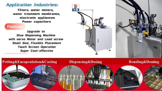 자동 LED 드라이버 접착기 분배 기계 간단한 투여 로봇 0
